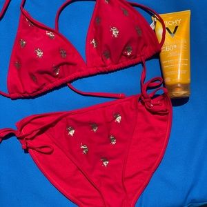 Red bikini Ralph Lauren excellent condition like new